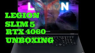 Unboxing The Lenovo Legion Slim 5 Ryzen 7 RTX 4060 [upl. by Olim233]