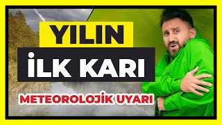 İlk Kar Yağdı  Meteorolojik Uyarı [upl. by Leik]