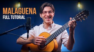 MALAGUEÑA  Fingerstyle Guitar Tutorial [upl. by Neall]