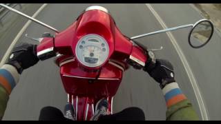 Vespa PX 221 Malossi Mhr Acceleration [upl. by Ainezey]