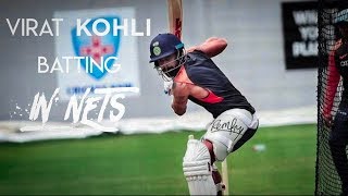 Virat Kohli Batting Practice In Nets HD  Sport Blaster [upl. by Arymat]