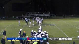 Football GranvilleWhitehall vs CobleskillRichmondville 1182024 [upl. by Tavi]