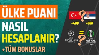 ÜLKE PUANI NASIL HESAPLANIR  KAZANILABİLECEK BONUS PUANLAR NELER [upl. by Merrielle]