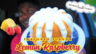 NOTHING BUNDT CAKES® LEMON RASPERRY CAKE REVIEW 🍋🍇🧁 [upl. by Eiuol]