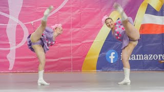 MAJORETTES Driady Uniejów DUO TRIO BATON   Kędzierzyn Koźle 2024 [upl. by Julian869]