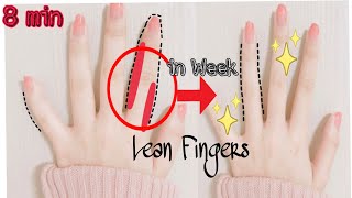 Top Exercises For Finger  Get Lean amp Longer Finger In Week  Home Fitness Challenge [upl. by Sheelagh]