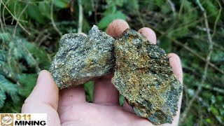 High Grade Gold amp Silver Vein Found In A Mineralized Quarry [upl. by Anigriv]