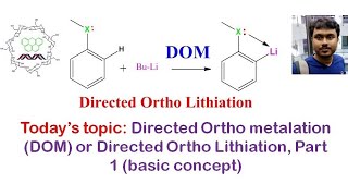 Directed Ortho metalation DOM or Directed Ortho Lithiation Part 1 basic concept [upl. by Sualocin]