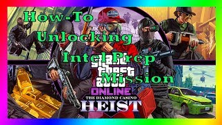 GTA 5 How To Unlock Security Intel Prep Mission I Security Intel Locked Diamond Casino Heist [upl. by Coleen745]