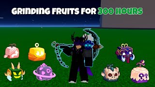 Grinding fruits for 300 hours insane trades and more Bloxfruits [upl. by Cr876]