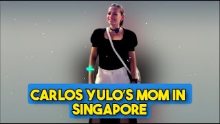 Carlos Yulo’s Mom Angelica Yulo Spotted Enjoying Singapore Trip with Friends [upl. by Goulden487]