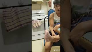 footspa callustreatment dayoffbelike pampangasbest daw🤣🤣🤣 sandyro [upl. by Jermain]