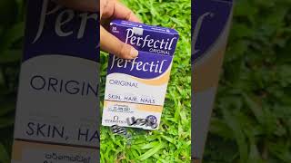 Perfectil Original😇Skin Hair Nails review 😱skincare goviral foryou beauty review [upl. by Trilly231]