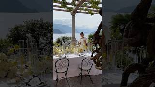 Lake Como amp Ticino Florist juliazhigalova329 wedding florist lakecomo flowers bride decor [upl. by Alrich]