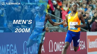 Young sprinting star Letsile Tebogo wins the 200m in Lausanne  Wanda Diamond League [upl. by Christina]