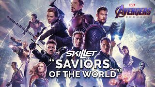 Skillet  Saviors of the World Ft The Avengers  End Game Official Music Video [upl. by Jehiah872]