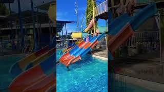 Cobain waterpark yang tinggi😳 shortvideo sambilancuan ngeshortsdulu [upl. by Notxam]