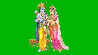 Green screen video Chroma key Ram Sita Ram navmi 2018 [upl. by Ruffina]