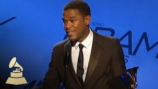 Maxwell accepting Best Male RampB Vocal Performance GRAMMY  GRAMMYs [upl. by Kalk]