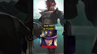 VI Interações com CAITLYN 🧁 Arcane Skin Lendária Legenda [upl. by Arekahs]