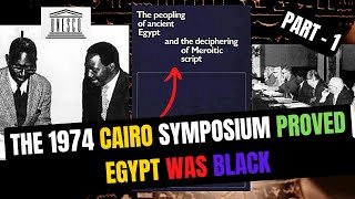 Cheikh Anta Diop at the Cairo Symposium  1974 UNESCO Symposium debate [upl. by Redd]