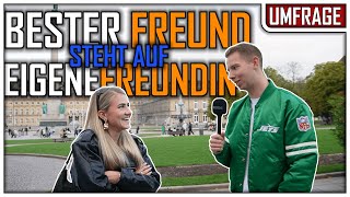 BESTER FREUND steht auf die EIGENE FREUNDIN  Straßenumfrage Stuttgart [upl. by Betteann]