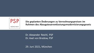 AbzStEModG Teil 2 Verrechnungspreise – Steuergesetzgebung 2021 [upl. by Crawford]