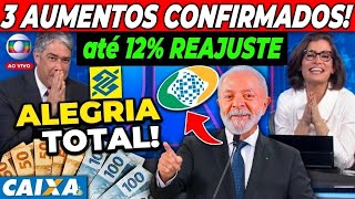 APROVADO REAJUSTE de 12 EM MARÇO para APOSENTADOS e PENSIONISTAS  AUMENTO MÍNIMO e ACIMA [upl. by Pedaiah]