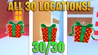 ALL 30 PRESENTS LOCATIONS in Pet Simulator 99 🎁 [upl. by Nwahsyt]