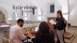 Kyrie eleison  Soprano barítono violín y órgano  Ponle Música [upl. by Mharba]