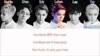 EXOM  Overdose 上瘾 ChinesePinYinEnglish Color Color amp Picture Coded HD [upl. by Ikkin]