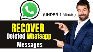 How to Recover Deleted WhatsApp Messages on iPhone amp Android  2024 Tutorial [upl. by Esertap]