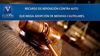 Recurso de reposición contra auto que niega adopción de medidas cautelares  Actualidad Público [upl. by Yila]