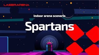 Indoor laser tag  Spartans scenario [upl. by Einahets966]