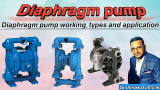 Diaphragm pump Diaphragm pump working Diaphragm pump types Diaphragm pump applications [upl. by Chrissie]