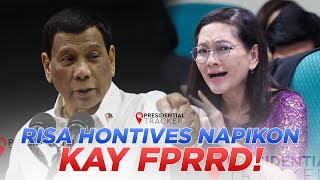 RISA HONTIVEROS NAPIKON KAY FPRRD  Hindi ako naging presidente kung hindi ako bastos FPRRD [upl. by Lamar609]