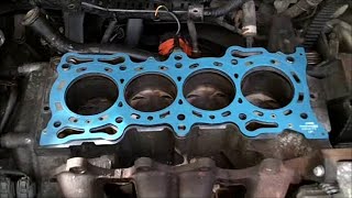 HEAD GASKET Replacement Honda Accord VTEC F22b1 and CAM TOWER Installation [upl. by Callas300]