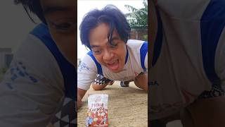 Found a delicious milk candy snack but ran away shorts shortvideo viralvideo [upl. by Krenn]