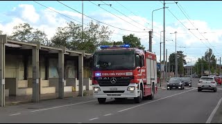 PASSAGGIO APS ACTROS VIGILI DEL FUOCO PARMA IN SIRENA [upl. by Esil420]