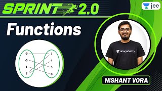 JEE Functions  JEE Live Sprint 20  Unacademy JEE  JEE Maths  Nishant Vora [upl. by Lisabet340]