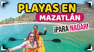 PLAYAS en MAZATLAN 🔴 Las mejores playas para nadar ✅ BONUS Tour ISLA DE LOS VENADOS ► Sin Postal 4K [upl. by Erodroeht584]