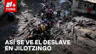 De este tamaño es la tragedia por el deslave en Jilotzingo Edomex  Sábados de FORO [upl. by Aihcats]