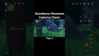 Stormbearer Mountains Exploring Chests 4 Genshin Impact genshinimpact f2p shorts [upl. by Yrrum]