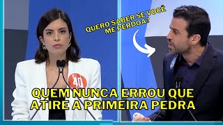 DEBATE NA REDE TV E UOL PABLO MARÇAL PEDE DESCULPAS PARA TABATA AMARAL  CORTES DE PODCAST [upl. by Machutte361]