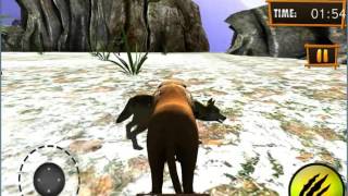 Wild African Lion Sim 3D  Real Safari King Hunting Deer on Snow Mountains in Winter iOS Gameplay [upl. by Payne34]