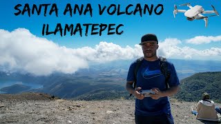 Drone Flight Santa Ana Volcano Ilamatepec [upl. by Ttennaj876]