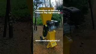 CHIPEADORA DE RAMAS Y TRONCOS BIOTRITURADORA AGROENERGY 7HP wwwcentralagricolacl [upl. by Ludwigg]