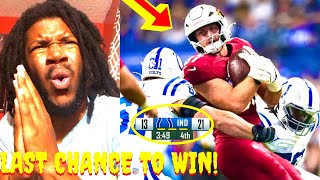 1 LAST DRIVE CAN THEY TIE IT CARDINALS VS COLTS PRESEASON HIGHLIGHTS REACTION 2024 [upl. by Anna]