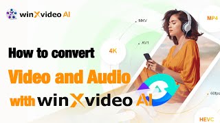 How to Convert VideoAudio with Winxvideo AI [upl. by Alejna]