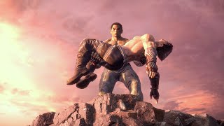 TEKKEN 8 Secret Ending  Kazuya Throws Jin Off Cliff Scene 2024 PS5 4K 60FPS [upl. by Aivizt]